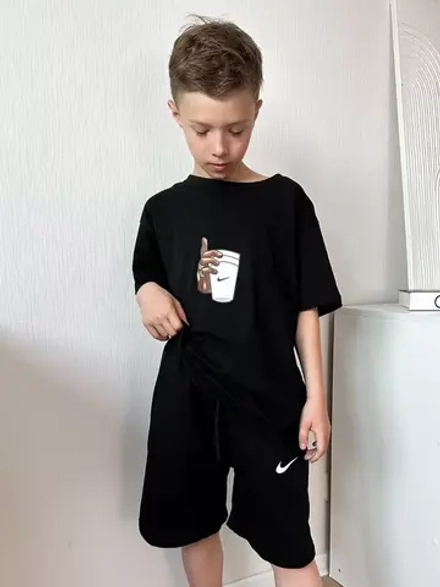 Костюм шорты с футболкой