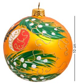 Элита НФШ-1162/1 Ел. украшение Шар «Дракон Дед Мороз» 100 мм