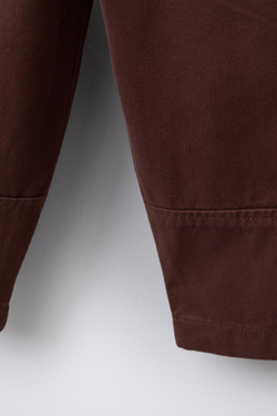 ZARA БРЮКИ BAGGY SOFT, БУРГУНДИ