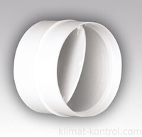 Соединитель с обратным клапаном пластик D125 12,5СКПО ERA