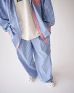 Брюки One Two Baggy синие / красные