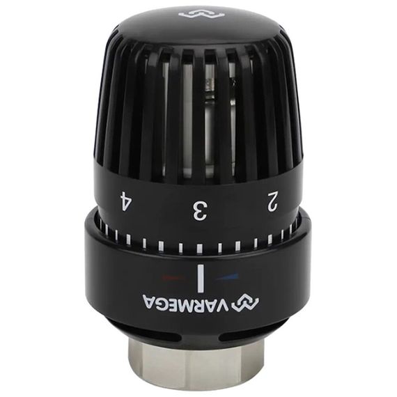 Головка термостатическая VARMEGA M30х1.5 выносной датчик ф14х84 черная VM11712 — (1)