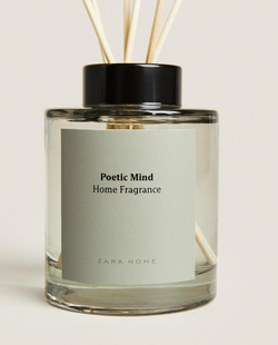 Zara Home POETIC MIND REED DIFFUSERS — ароматический диффузор с тростниковыми палочками, Поэтический Разум, 200 мл