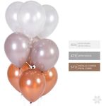 Шар (12"/30 см) Жемчужный (406), перламут 50 шт.р