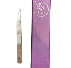 Пинцет для наращивания ресниц 45° №4 BM