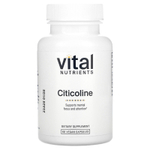 Vital Nutrients, цитиколин, 60 веганских капсул