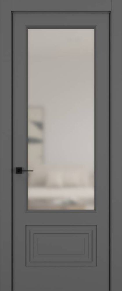 Дверь 021V ELEGANT Матовый Темно-серый Дверь 021V ELEGANT Матовый Темно-серый