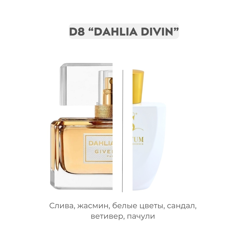 D8 по мотивам Dahlia divin - Givenchy , парфюмерная вода