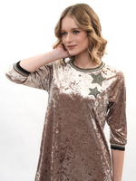 Платье женское бархатное