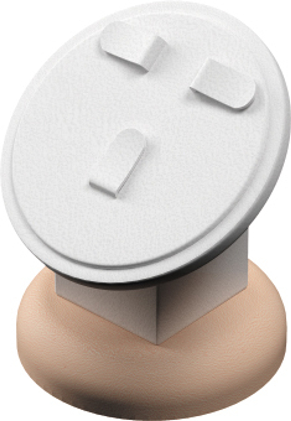 Подставка для гарнитура/круглая/3 язычка/накладка/ножка/основание