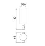 Диспенсер для мыла с кнопкой 300 мл. латунь INOX 03046.B глянцевый