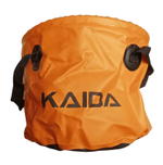 Ведро для воды и прикормки (складное) Kaida  20 л Оранжевое