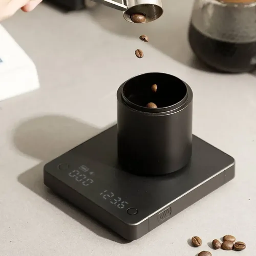 Весы кофейные портативные MINI SCALE (POUR-OVER&ESPRESSO) белые 0,2-2000гр батарея 1800mAH ZeroHero