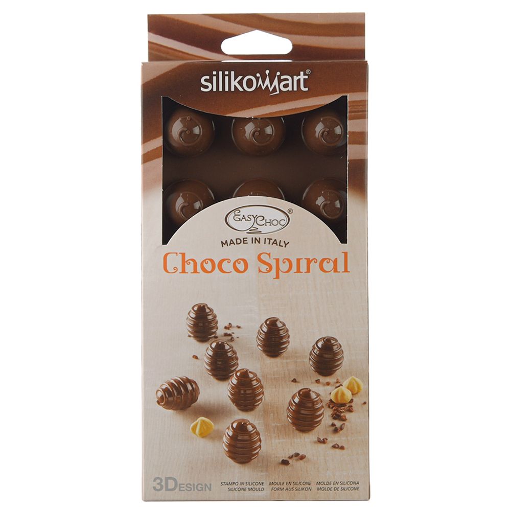 Silikomart Форма для приготовления конфет Choco Spiral силиконовая