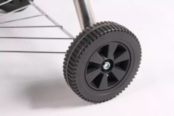 Угольный гриль барбекю Grill BBQ на колесиках с термометром