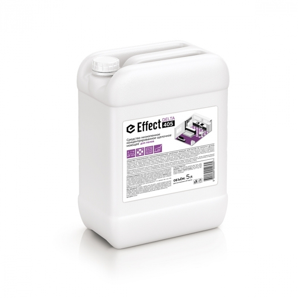 Средство низкопенное концентрированное щелочное для полов EFFECT DELTA 405 5 л.