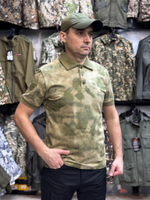 Футболка лес с воротом 4