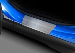 Накладки на пороги Rival для Toyota C-HR 2018-н.в., нерж. сталь, с надписью, 4 шт., NP.5712.3