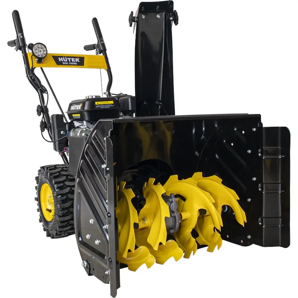 HUTER SGC-5500B снегоуборщик бензиновый 7.5 л.с. ковш 62 см, выброс 15 м, 5 вперед/2 назад 70/7/21