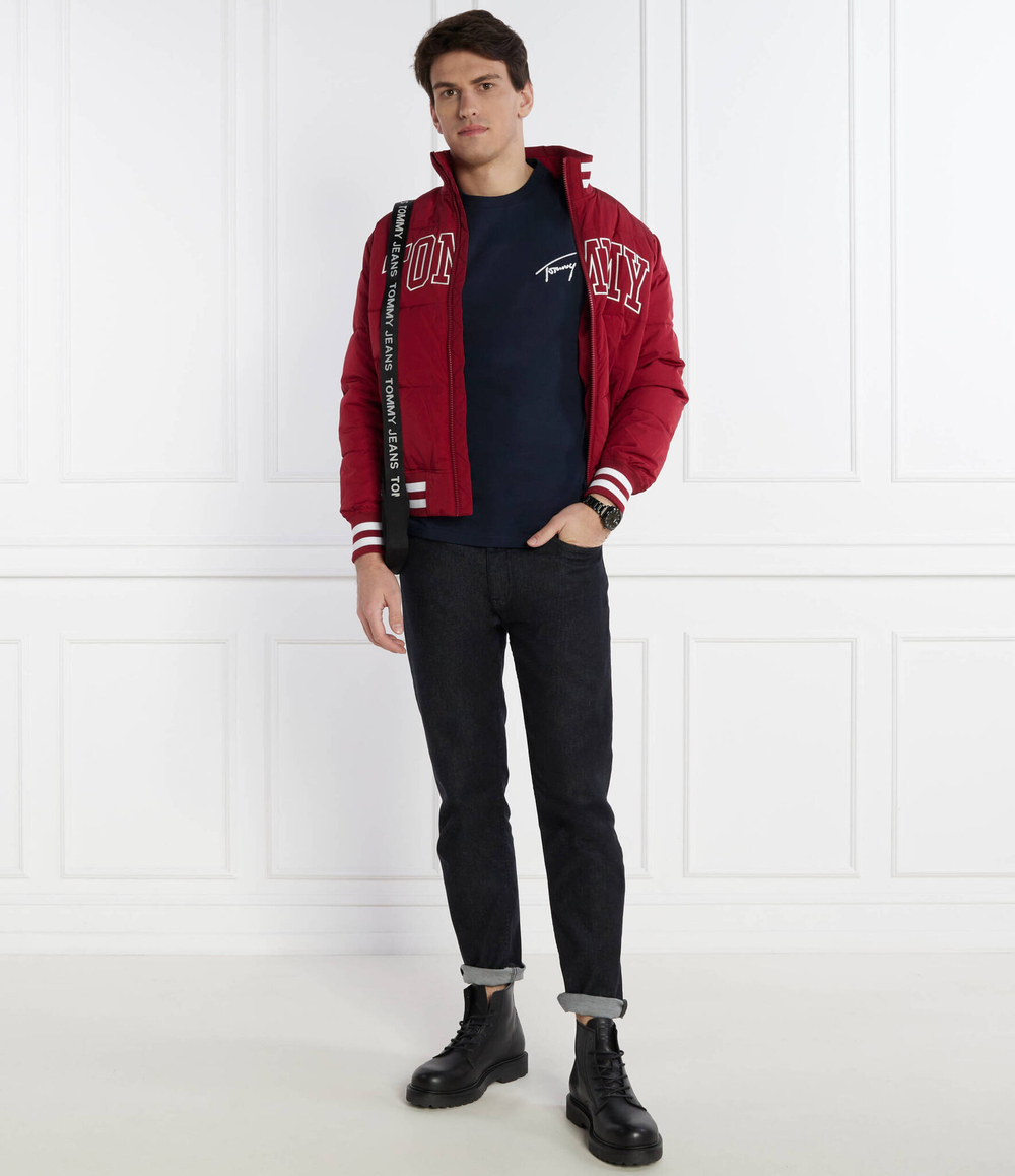 Футболка SIGNATURE Tommy Jeans - темно-синий(DM0DM17994)