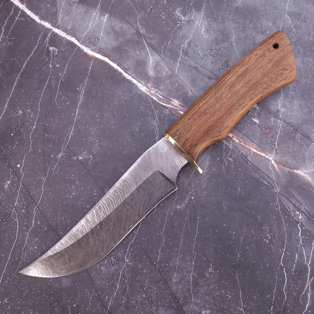 Охотничий нож Егерь Дамаск, Ворсма