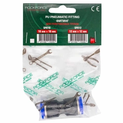 Фитинг-переходник для пластиковых трубок 12 x 12мм RockForce##Rock FORCE RF-SPU12