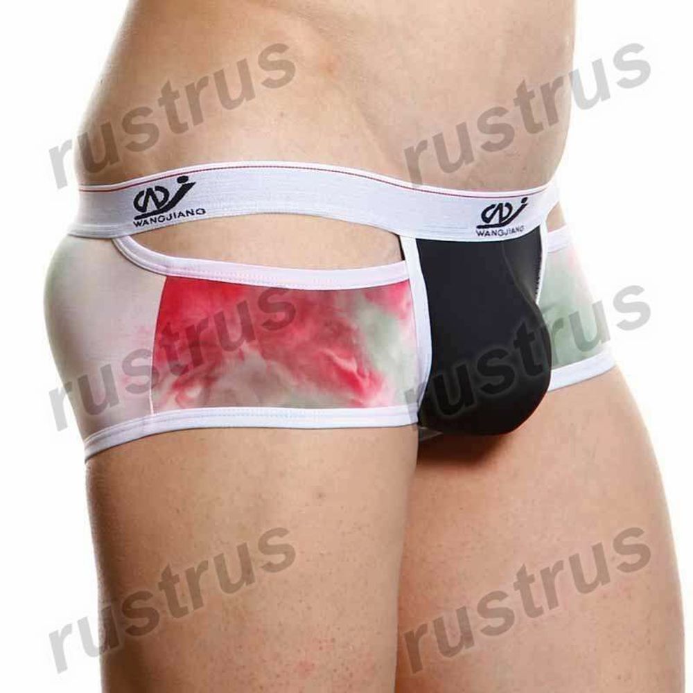 Мужские трусы хипсы розовые WANGJIANG