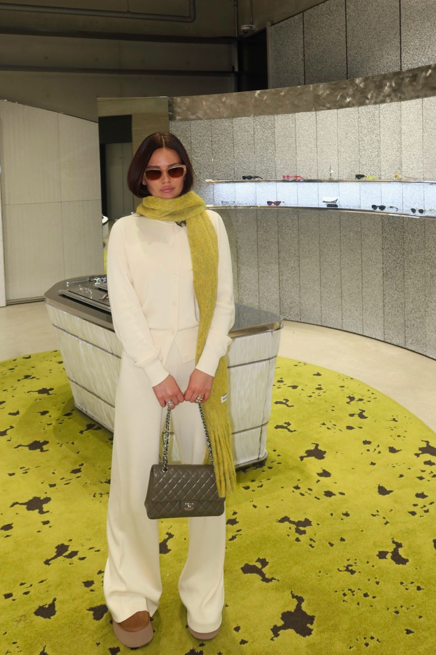 кардиган fluffy, молочный