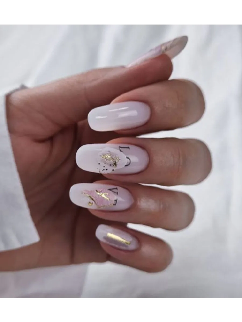 Lucky Rose Слайдеры наклейки для ногтей Foil 95