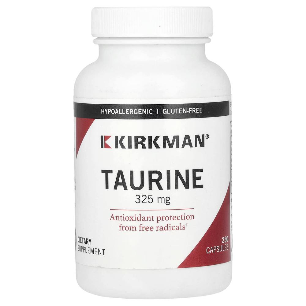 Kirkman Labs, таурин, 325 мг, 250 капсул