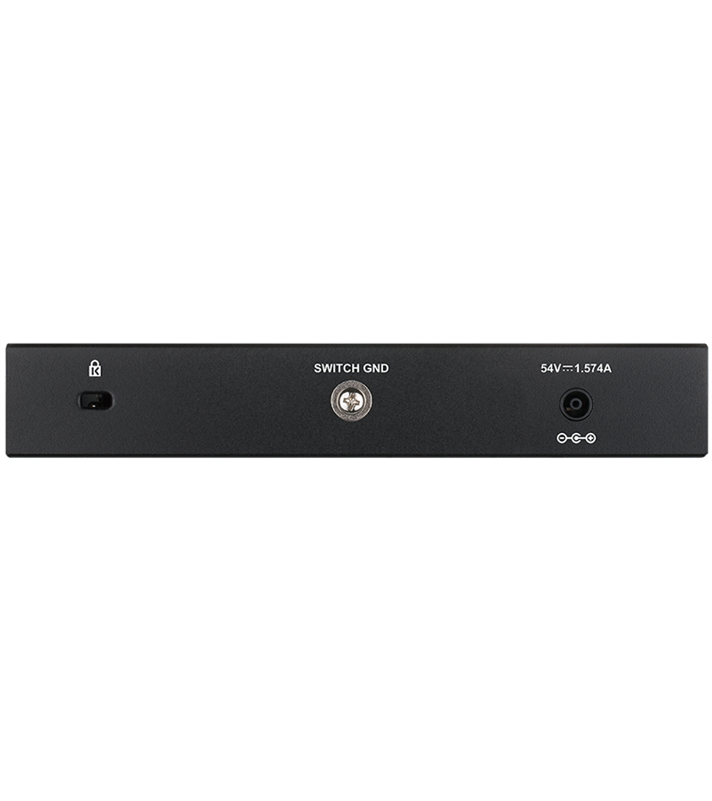 D-Link EasySmart L2 Switch 8х1000Base-T (4х1000Base-T PoE), PoE Budget 80W