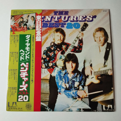 Винтажная виниловая пластинка LP The Ventures Best 20 (Japan 1977) (Obi) Diamond Head