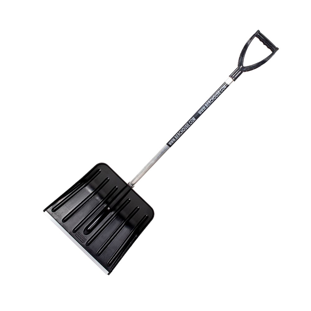 ЛОПАТА СНЕГ. ПЛАСТ. №16 430 Х 440 ММ СЪЕМНЫЙ АЛЮМ. ЧЕРЕНОК, V-ОБРАЗ. РУЧКА, АЛ. ПЛАСТ. "BERCHOUSE" 223127