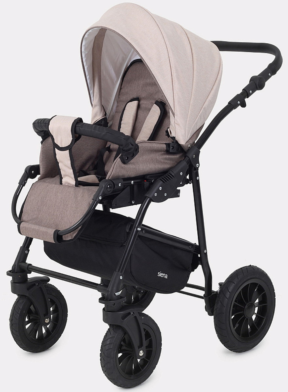 Детская коляска Rant Siena New 2 в 1 09 коричневый-бежевый