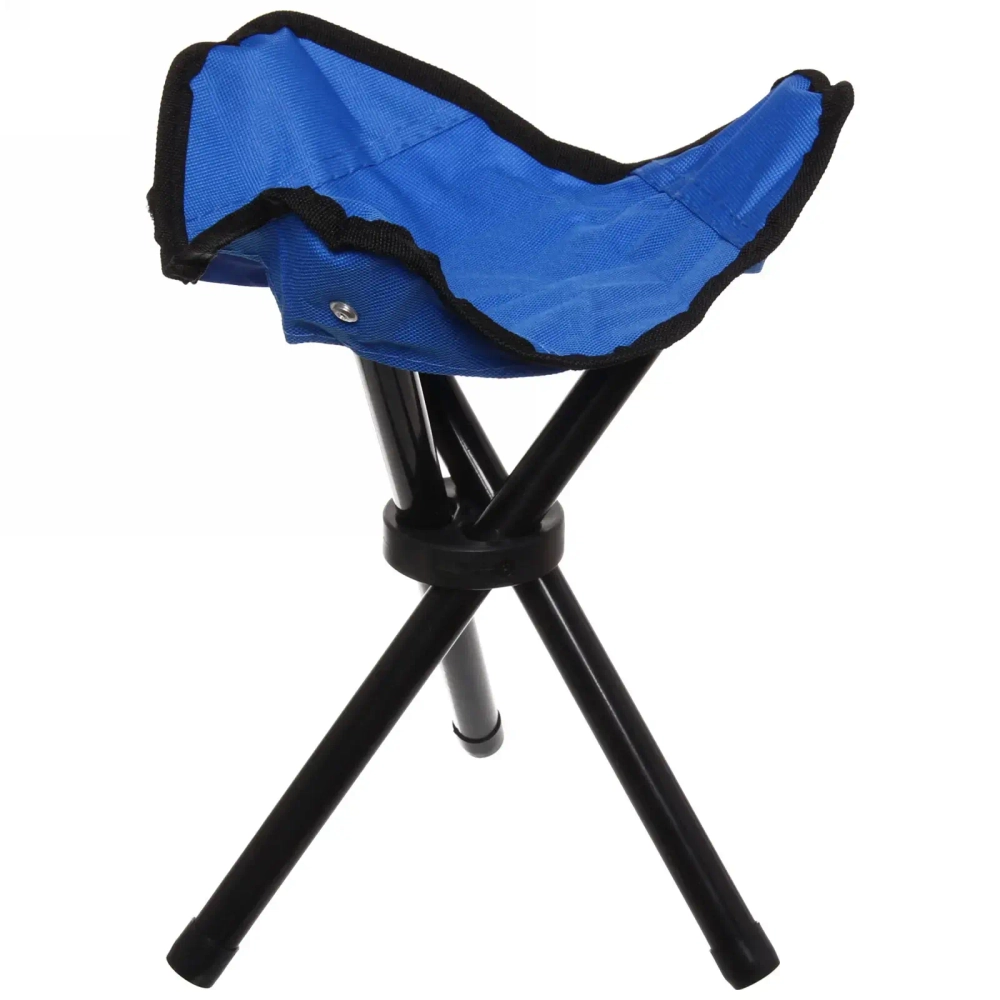 Табурет складной до 100кг «Тринога» 30*30*38 см синий