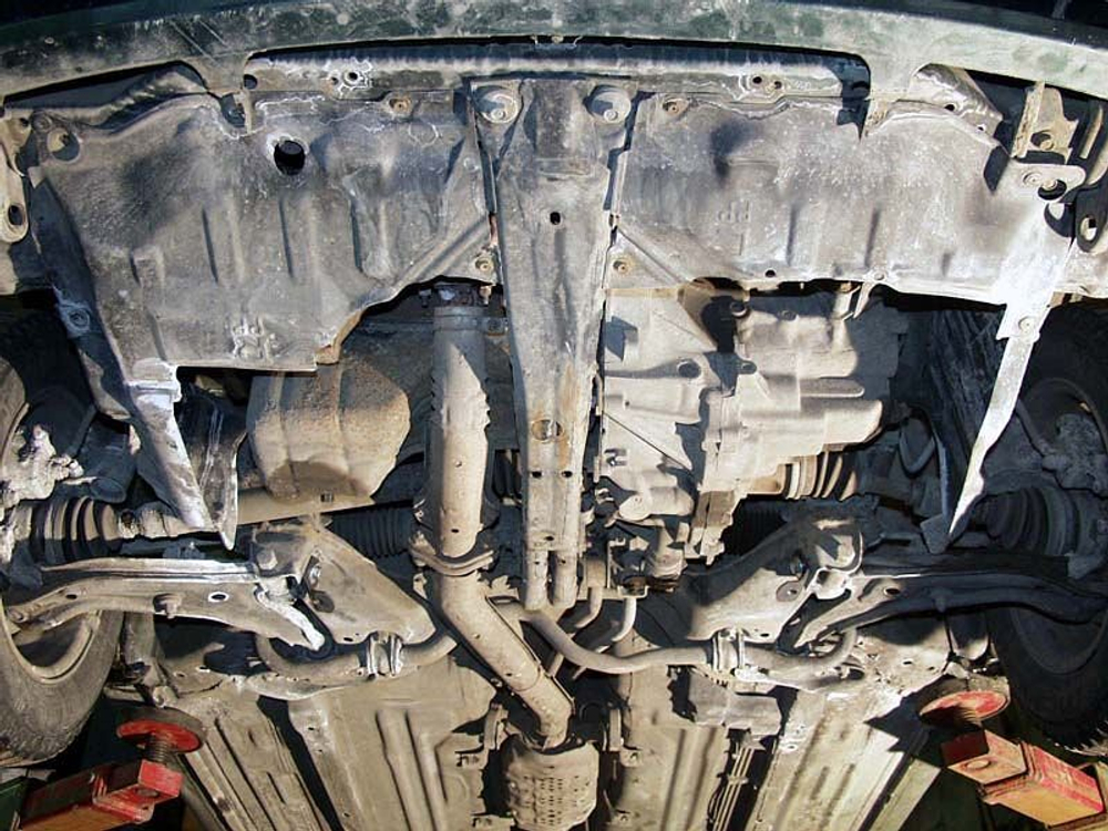Защита картера и КПП Sheriff для Nissan Sunny 1995-2001 арт.15.0155