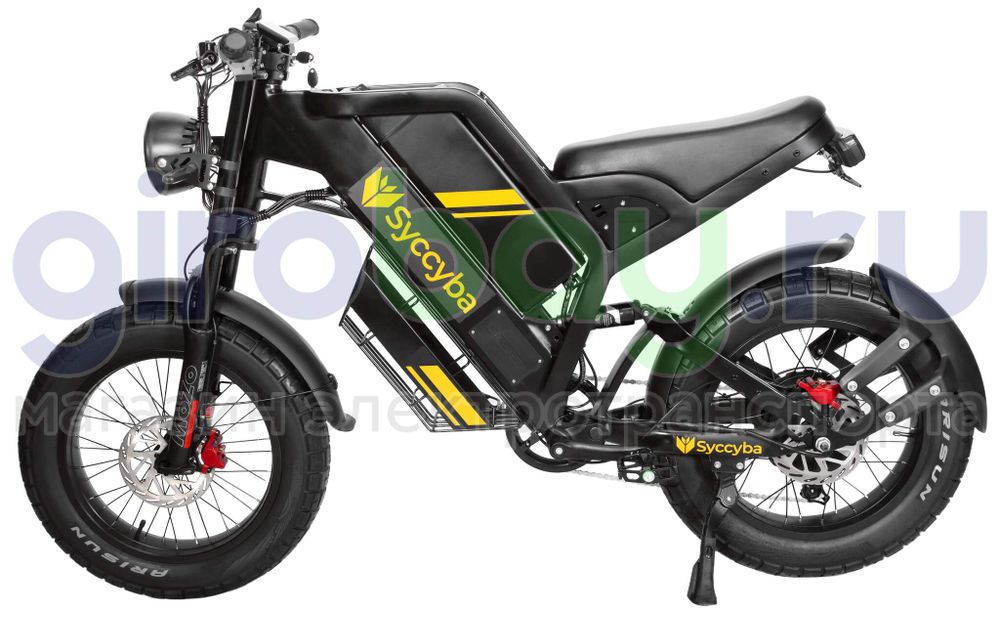 Электровелосипед Syccyba GT20 MAX 1800W (60V/25ah) фото №4