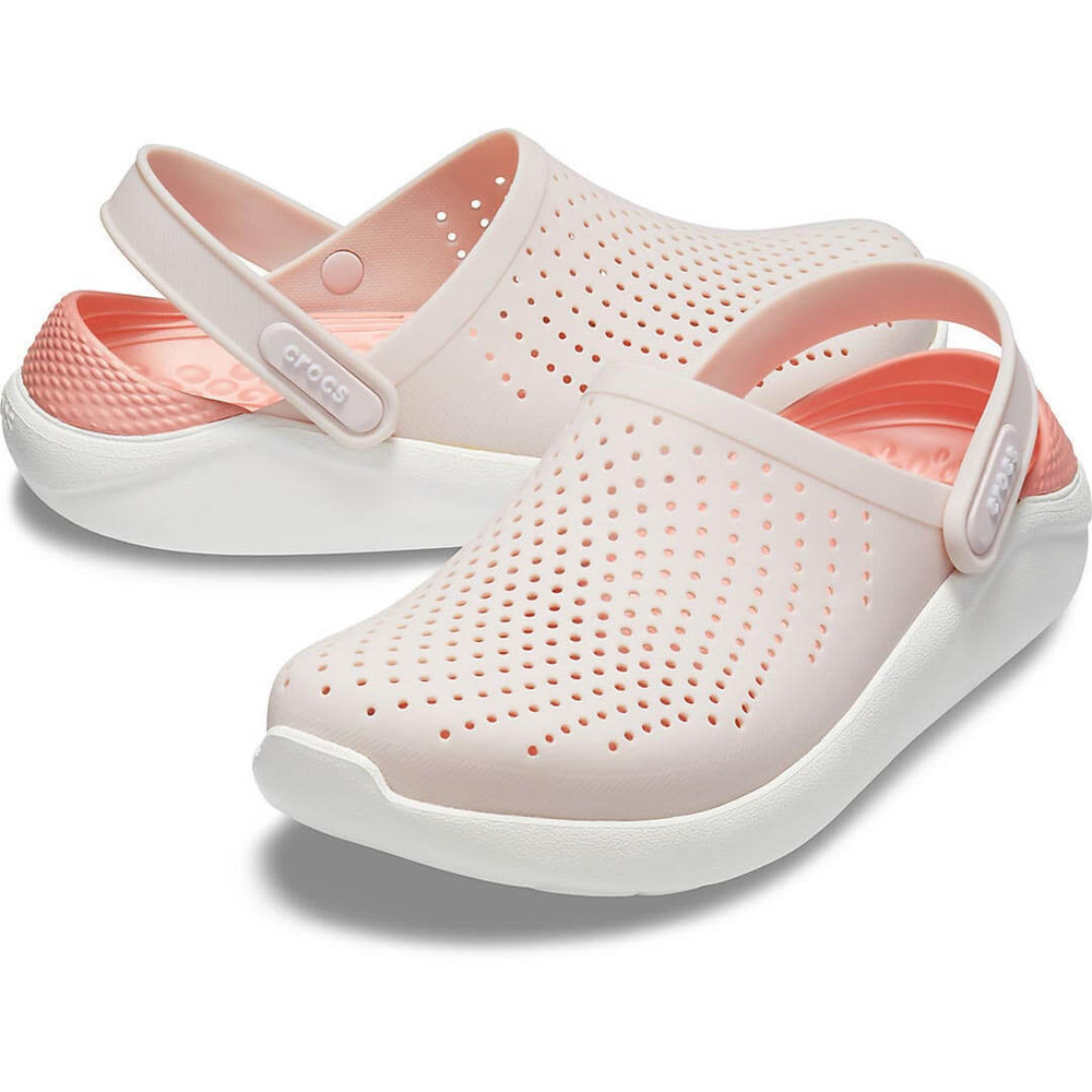 Сабо Crocs LiteRide Clog Barely Pink White