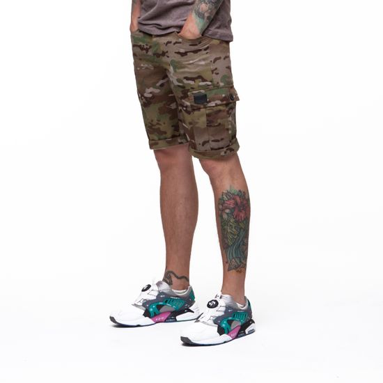 Шорты SKILLS Cargo Shorts Strap (Камуфляж (Street Camo 2)
