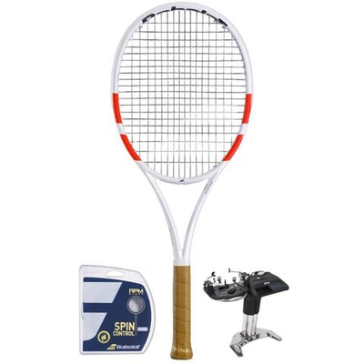 Теннисная ракетка Babolat Pure Strike 97 - white/red/black