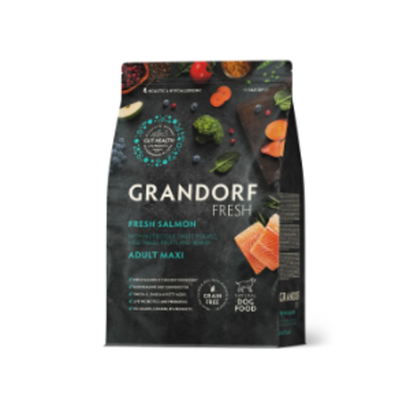 Сухой корм GRANDORF FRESH DOG Salmon&Sweet Potato MAXI лосось с бататом для собак крупных пород 3кг
