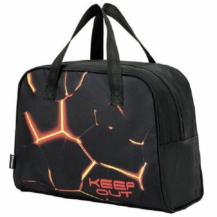 Сумка для занятий с ручками Brauberg Keep out 35*25*15 см черная