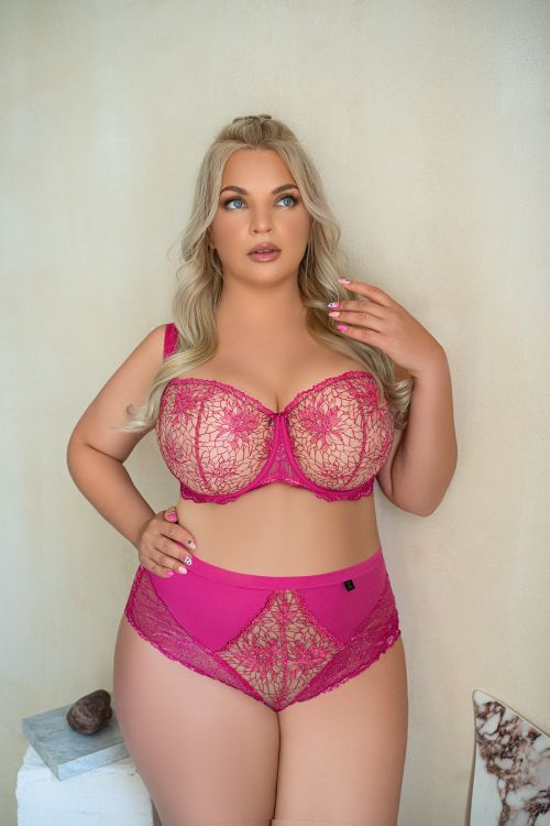 Трусы Kris Line Blush слипы High Waist (фуксия)