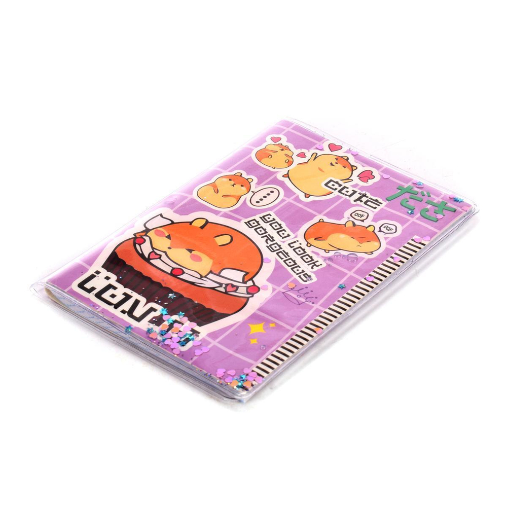 Блокнот А6 56л. "Каваи Кексик" клетка, скрепка (Центрум)