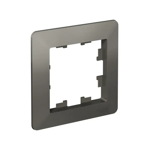 ATLASDESIGN AIR 1-постовая РАМКА, СТАЛЬ/дымчатый черный
