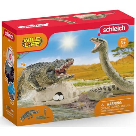 Schleich Дикая жизнь - Опасность на болотах 42559 / артикул   42559  / GTIN 4059433522647
