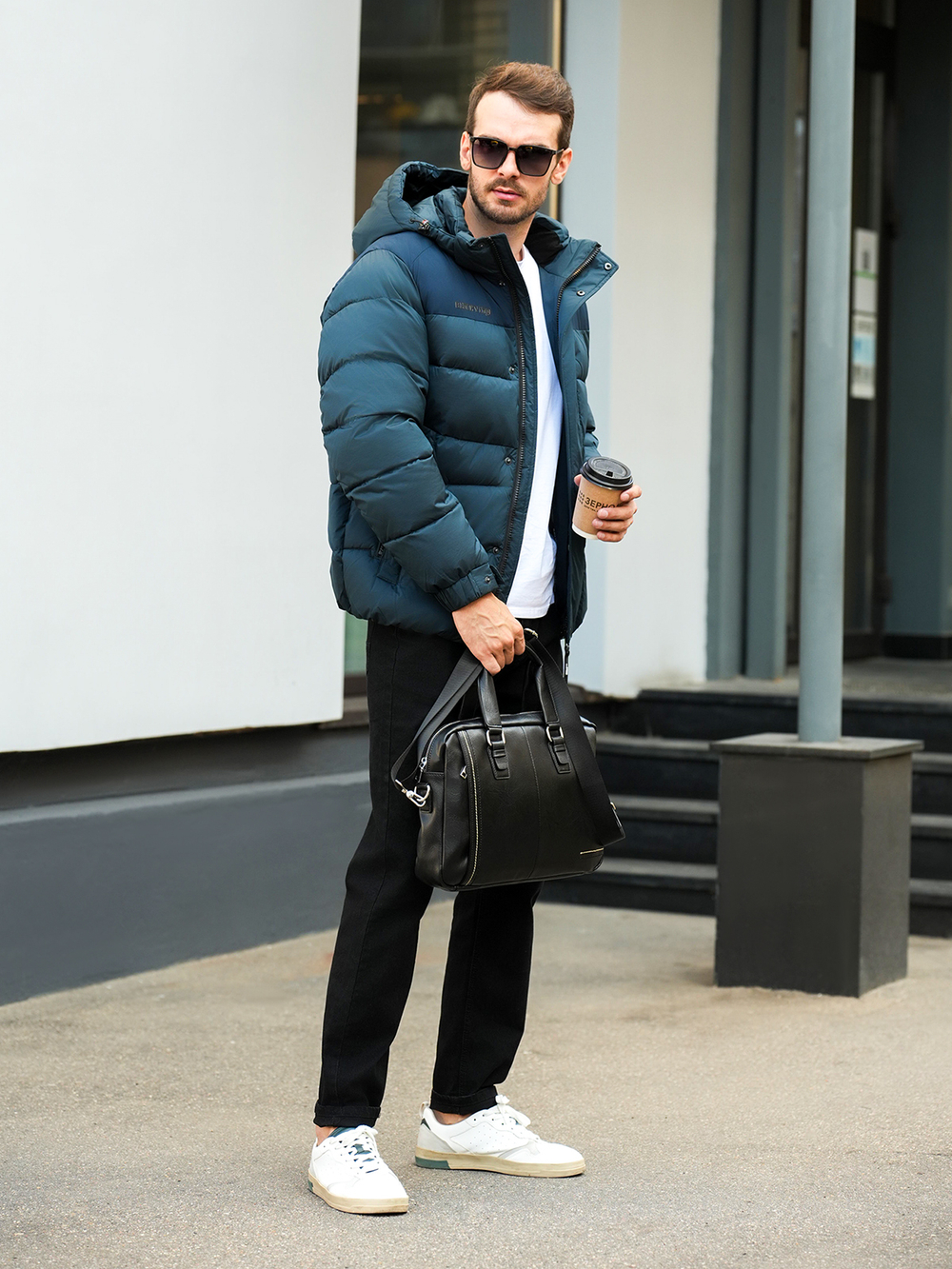 Куртка мужская зимняя Black Vinyl цвет Джинс