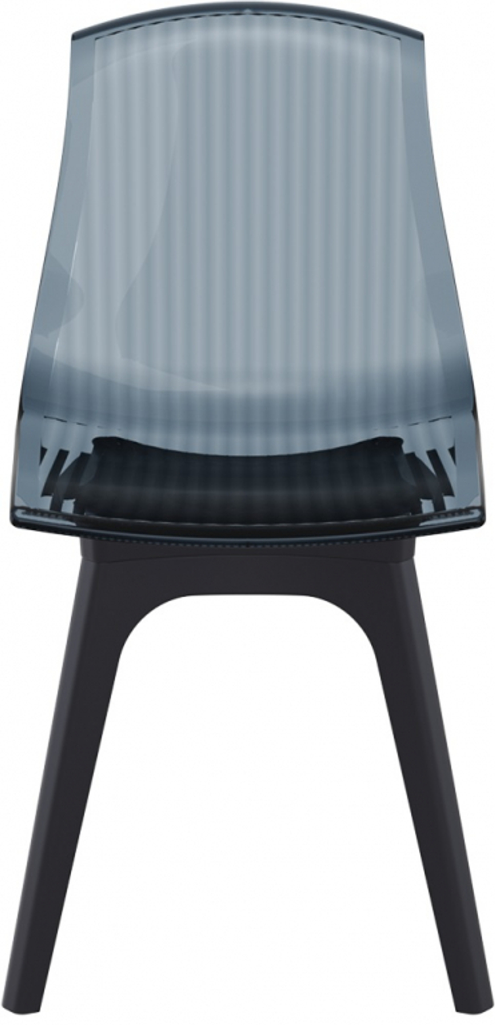 Стул прозрачный Siesta Contract Allegra-PP, черный