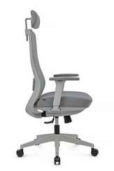 Кресло Miro 6249A-HS Серый пластик/Серый