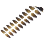 Ногти накладные на клеевых пластинах 24шт «ТЫПРЕКРАСНА!», цвет чернильные ночи, длина 3см